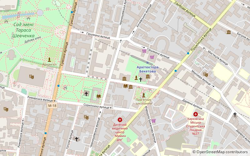 harkivskij hudoznij muzej kharkiv location map