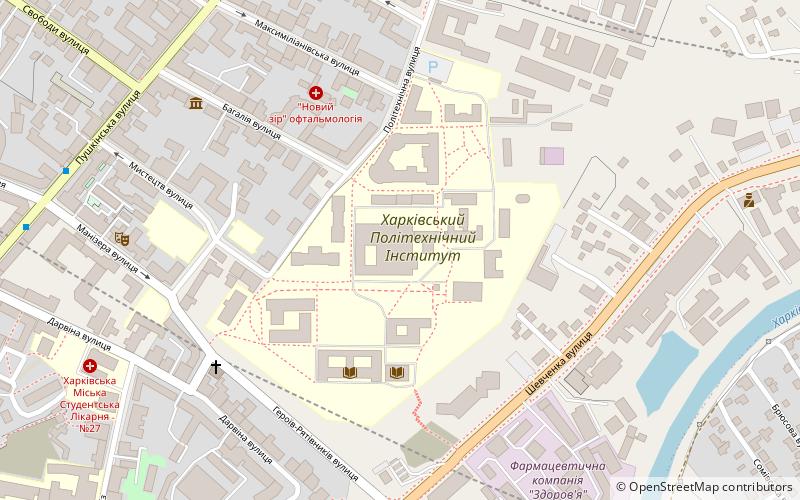 Kharkiv Polytechnic Institute location map