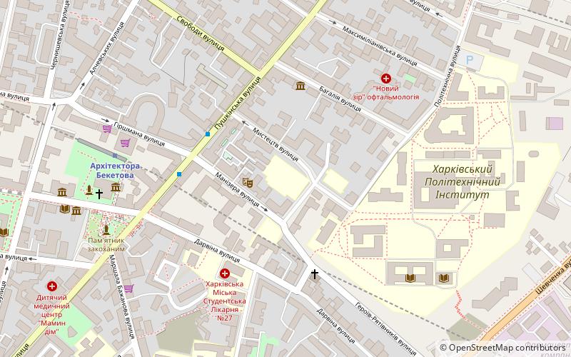 Kharkiv State Academy of Design and Arts location map