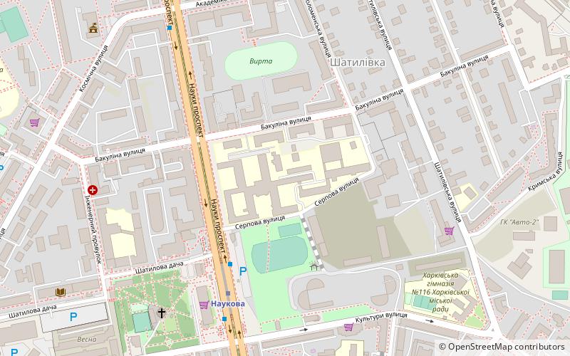 Université nationale de radio-électronique de Kharkiv location map
