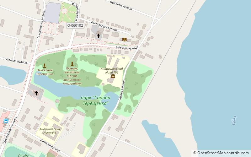 Tereschenko Palace location map