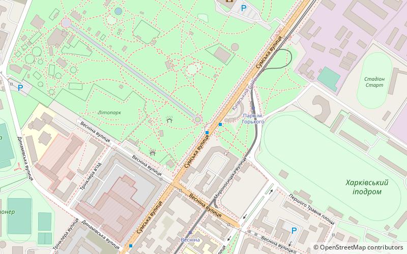 Park of Maxim Gorky location map