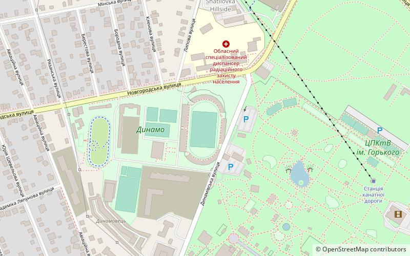 Stadion Dynamo location map
