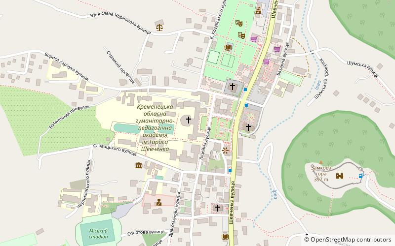 Saint Ignatius of Loyola Church in Kremenets location map