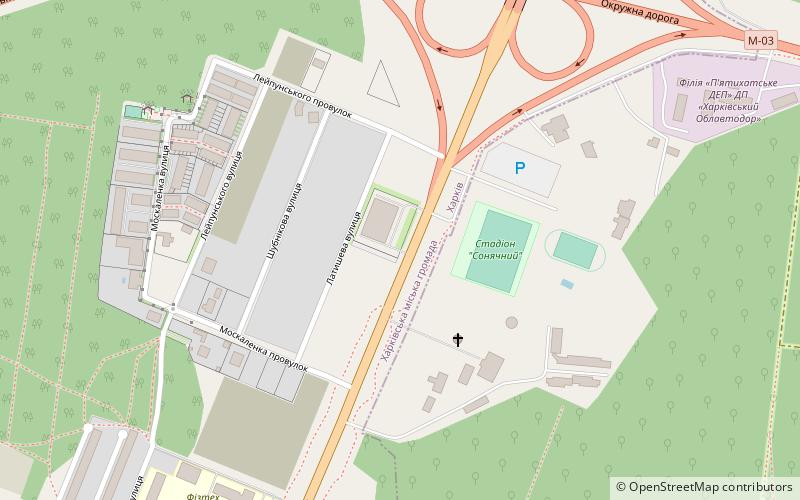 Sonyachny Stadium location map