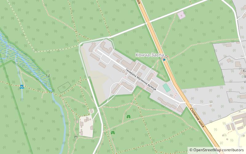 Koncha-Zaspa location map