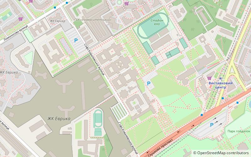 University of Kyiv Faculty of Radio Physics location map