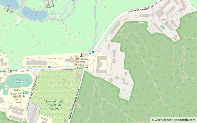 National University of Life and Environmental Sciences of Ukraine location map
