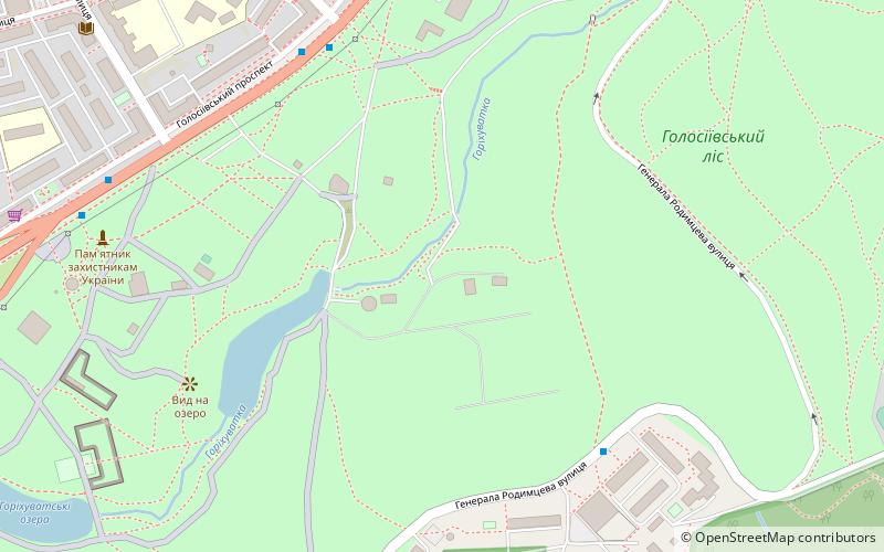 Golosiivskij park imeni Maksima Rilskogo location map