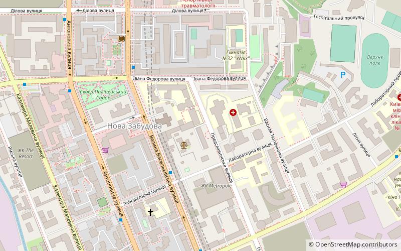 Kyiv National Linguistic University location map