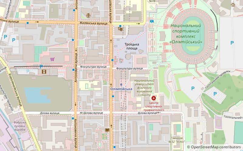 Planetarium location map