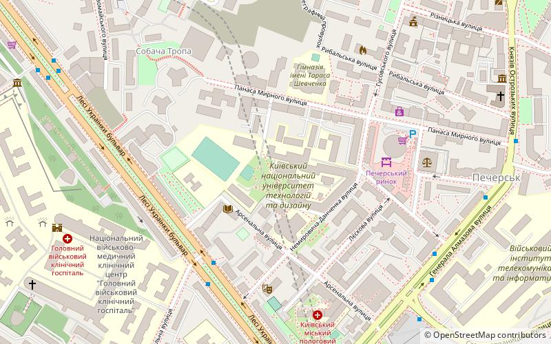 Kyiv National University of Technologies and Design location map
