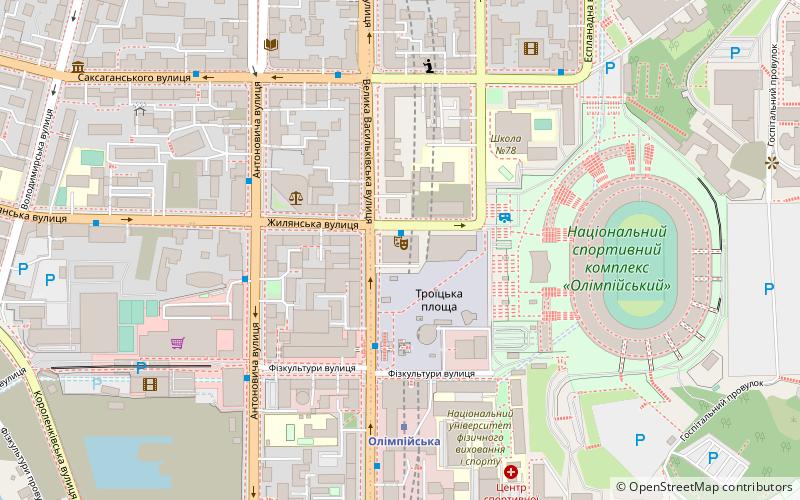 Kiev National Academic Theatre of Operetta location map