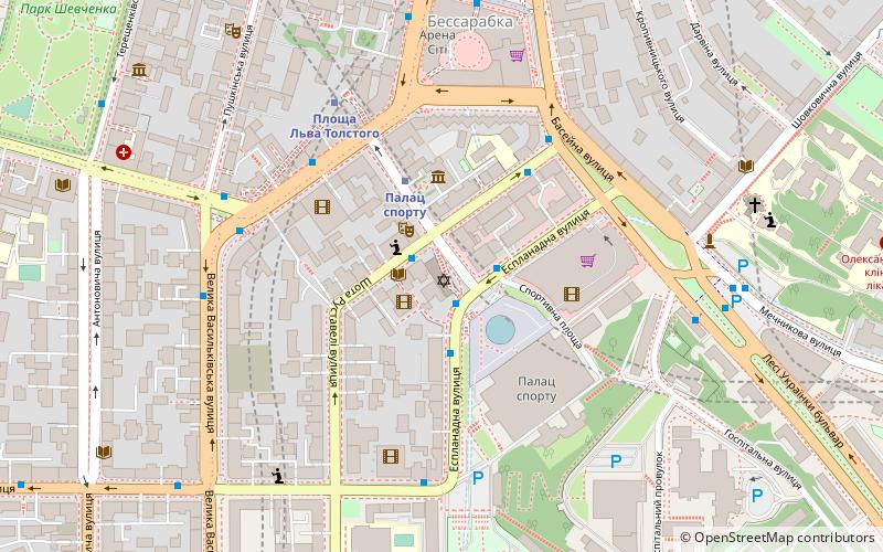 Brodsky-Synagoge location map