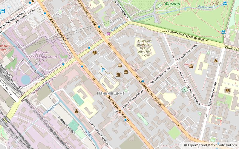 Mykola Lysenko House-Museum location map