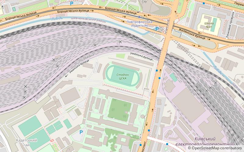 Stadion CSKA location map