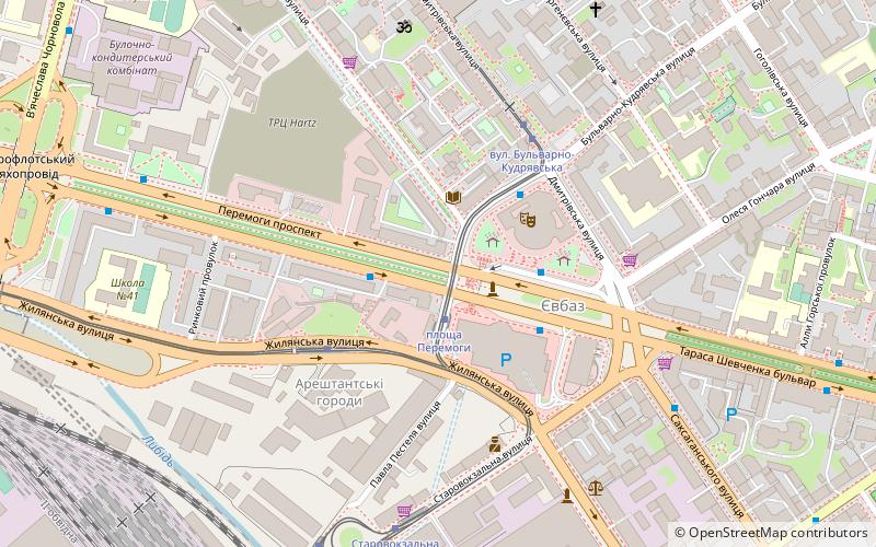 Siegesprospekt location map