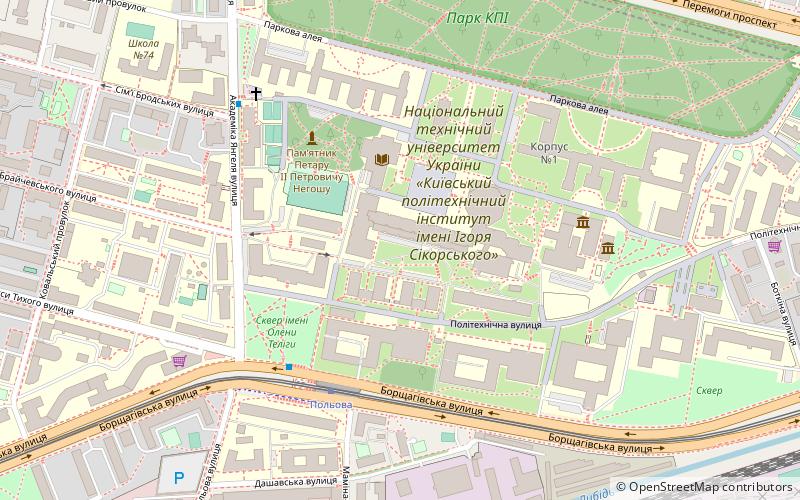 Narodowy Uniwersytet Techniczny Ukrainy Politechnika Kijowska location map