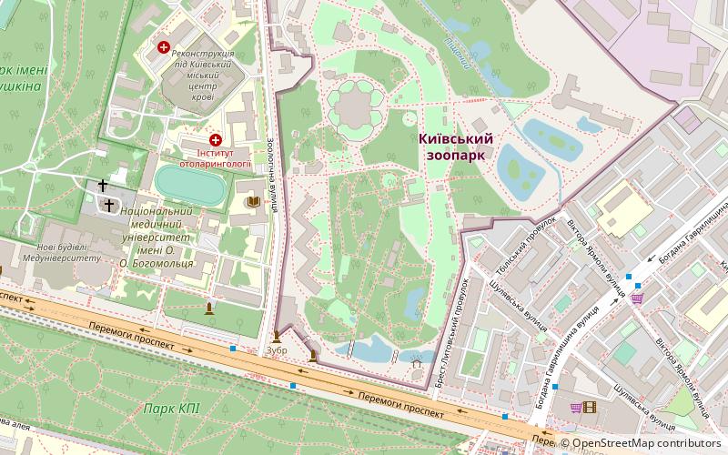 Sevastopol Zoo location map