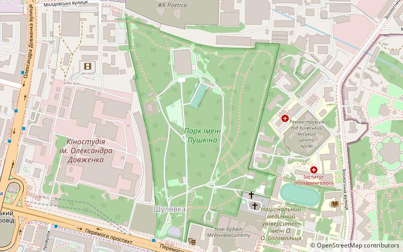 Pushkin Park location map