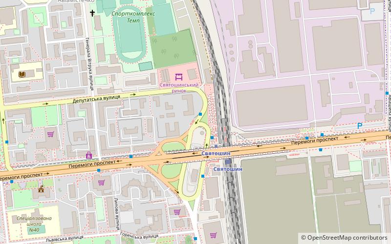 deputatska street kijow location map