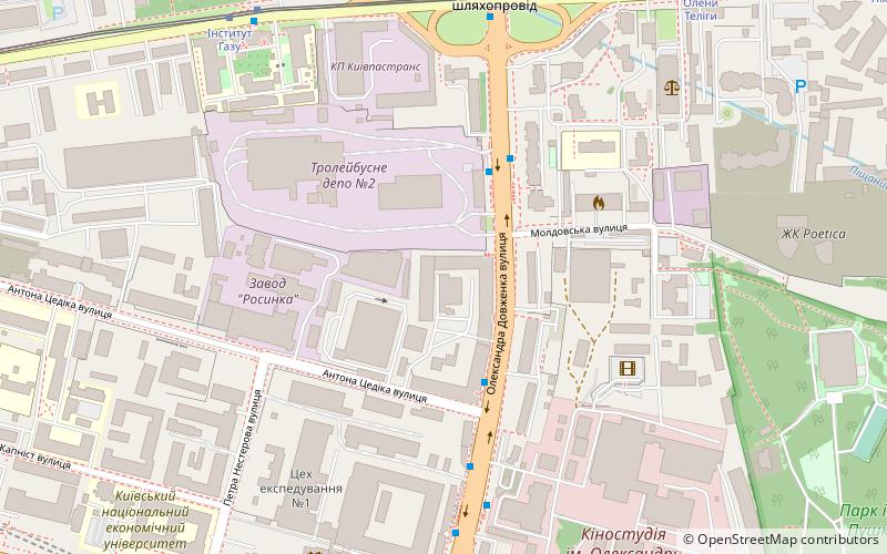 Kyiv National Economic University location map