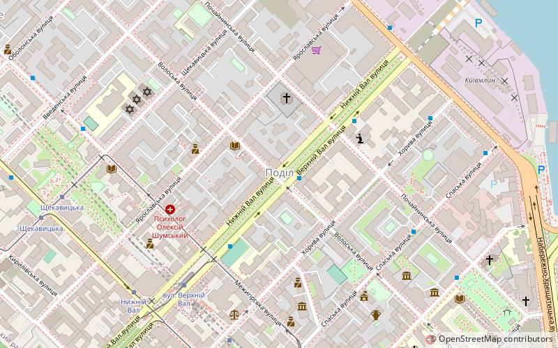 rajon podil kiew location map