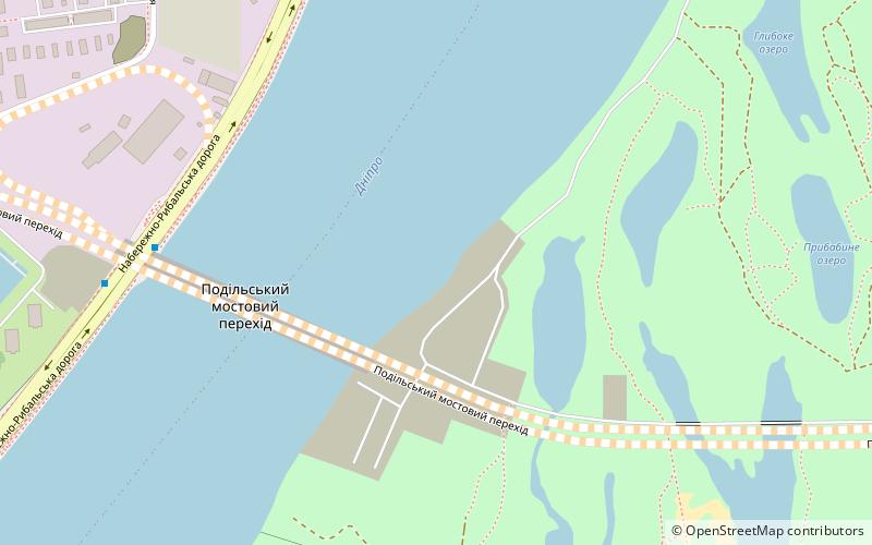 Podilskyi Bridge location map