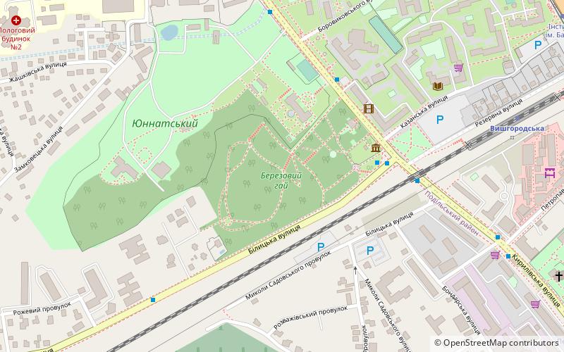 Berezovij gaj location map