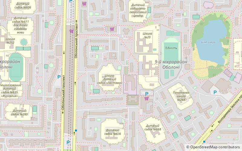 obolonskyi district kiev location map