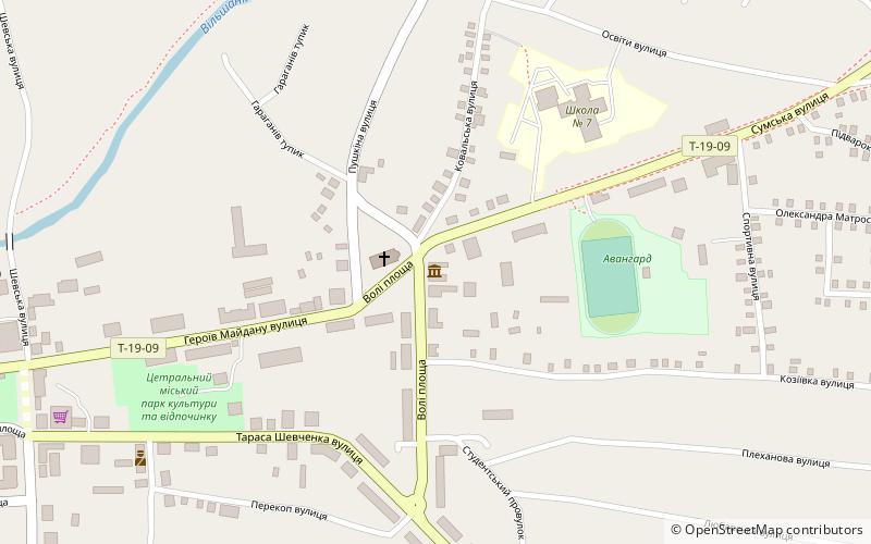 Lebedyn Municipal Art Museum location map