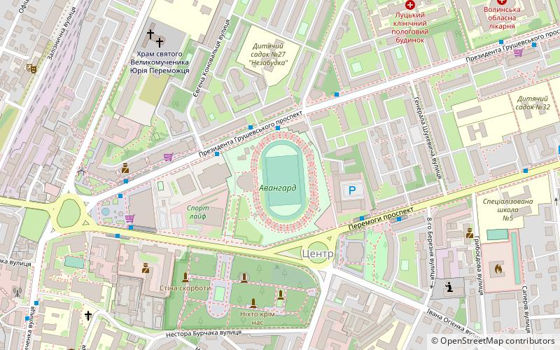 Stade Avanhard location map