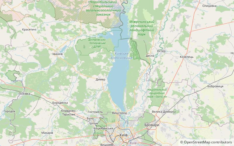 Réservoir de Kiev location map