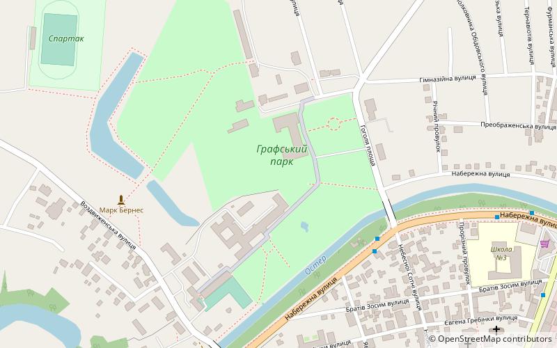 Nizhyn Gogol State University location map