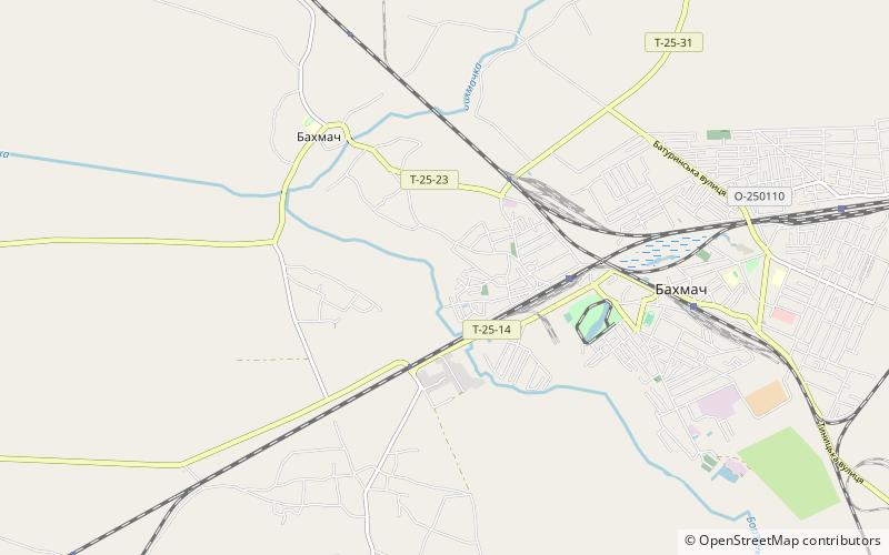 Bakhmach location map