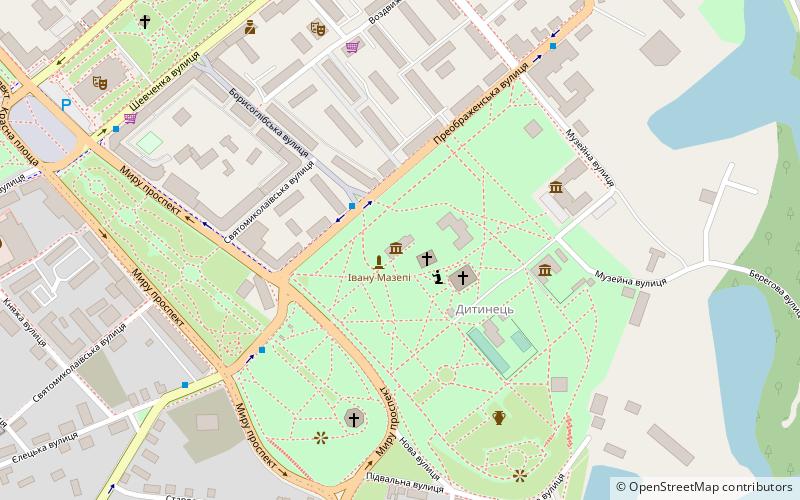 the old chernigiv college chernihiv location map