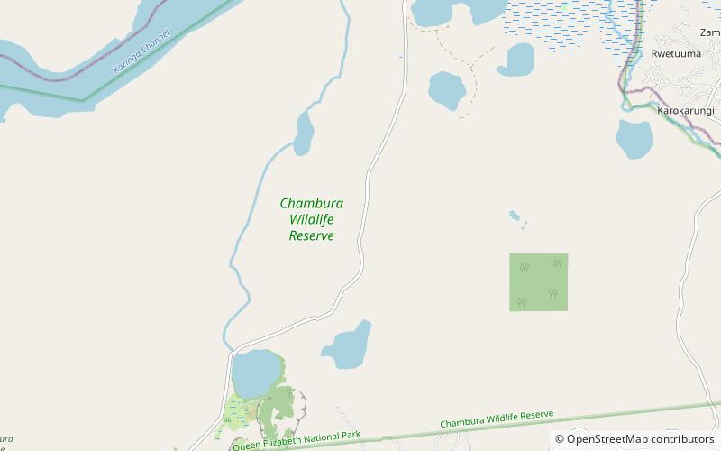 Kyambura Game Reserve location map