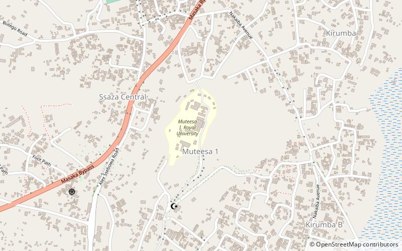 muteesa i royal university masaka location map