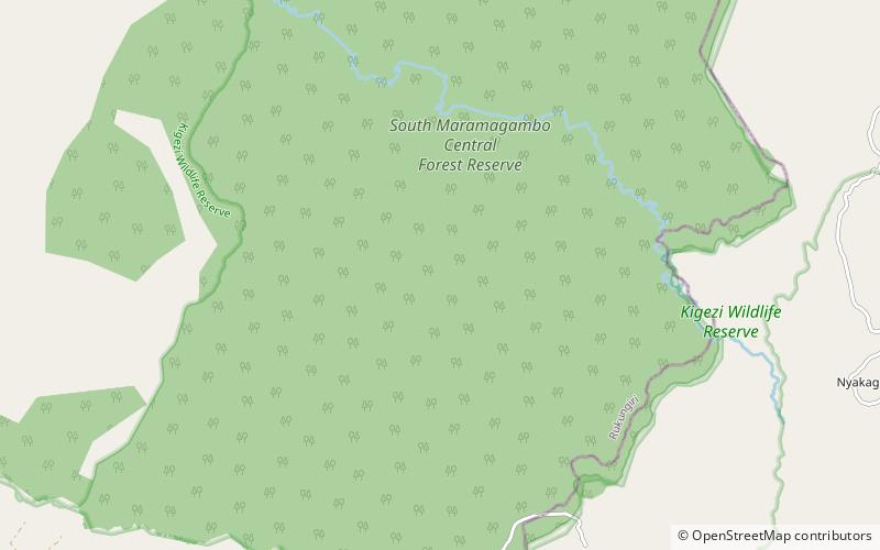 maramagambo forest queen elizabeth national park location map