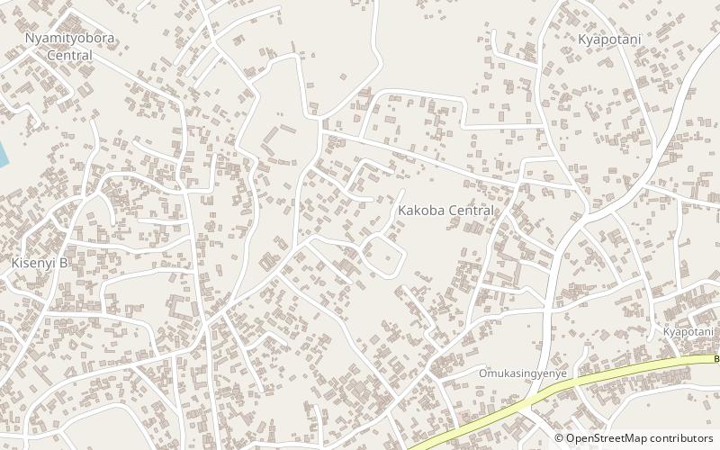 kakoba division mbarara location map