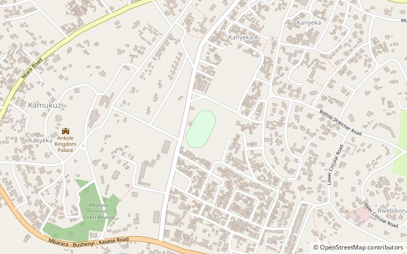 kakyeka stadium mbarara location map