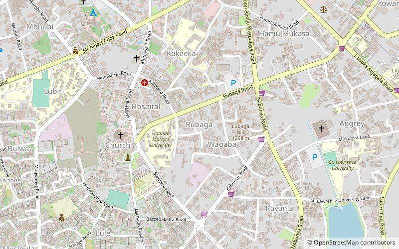 lubaga kampala location map