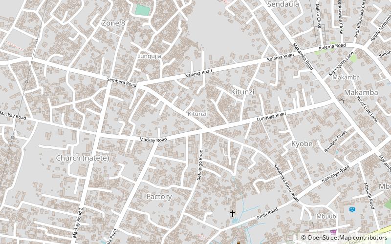 Lungujja location map