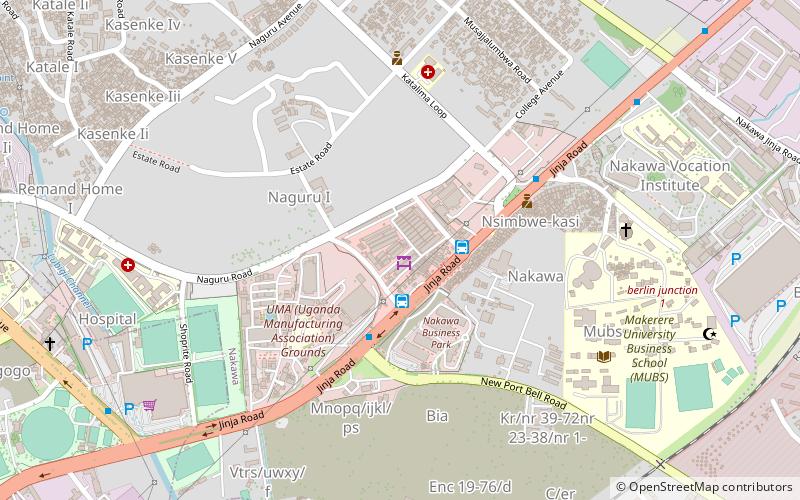 Nakawa Market location map