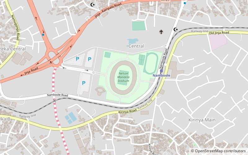 Mandela National Stadium location map