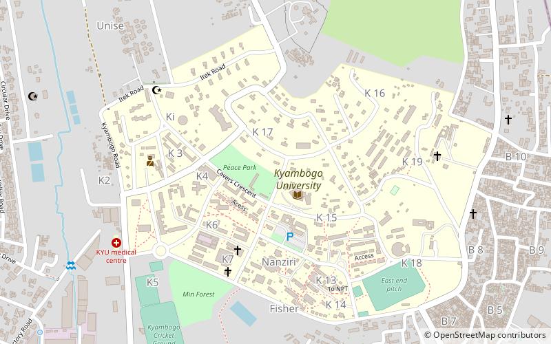 Kyambogo University location map