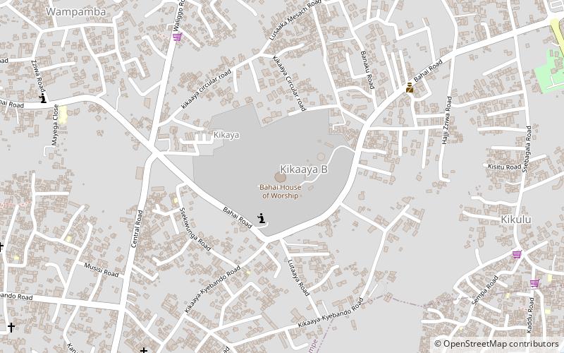 bahai temple kampala location map