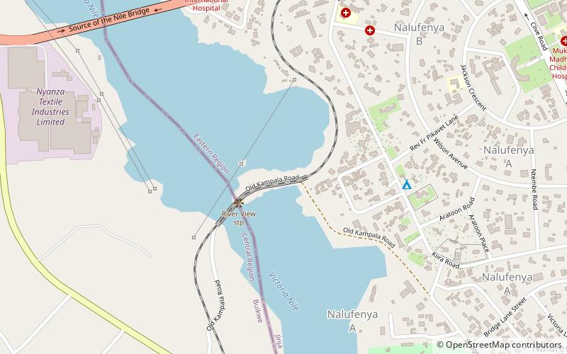 cataratas ripon jinja location map