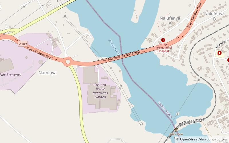 new jinja bridge location map
