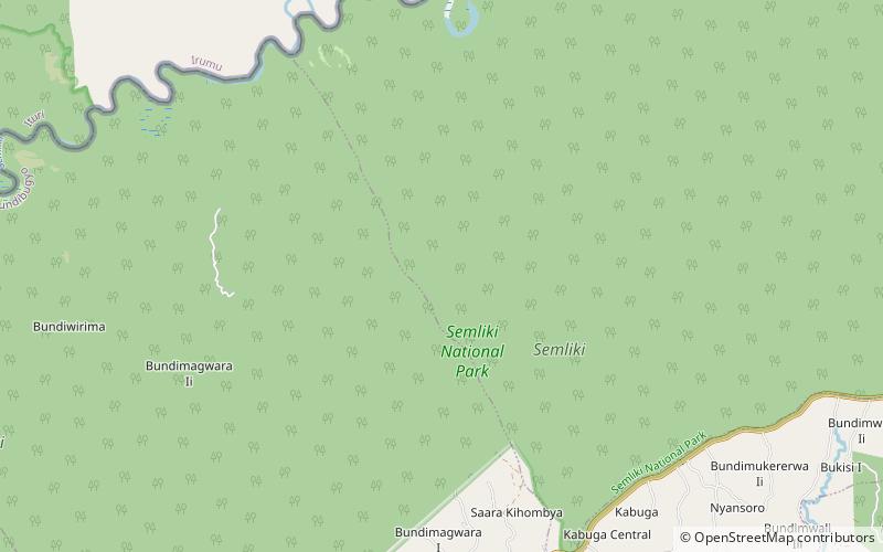 Parque nacional de Semuliki location map